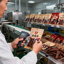 牛肉干包裝袋定制-工廠質檢場景